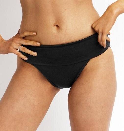 Roll Top Pant - Black