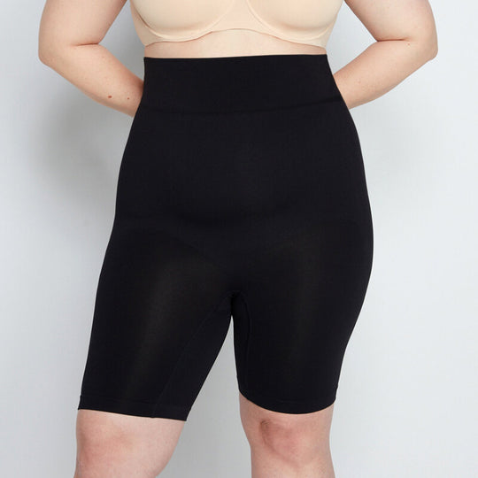 Smoothing High Waisted Short Medium Control - Black