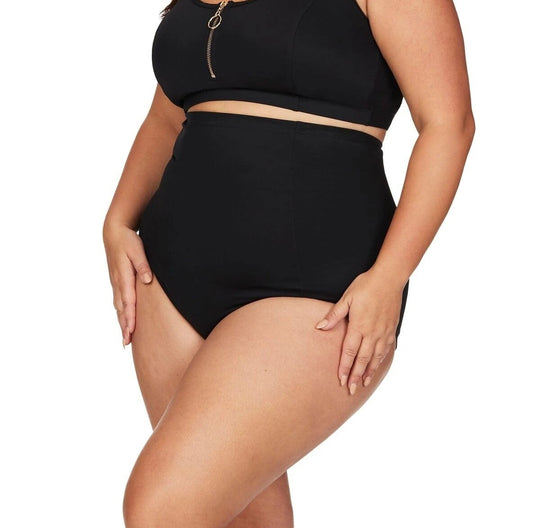 Sculpt Michelangelo High Waist Swim Pant - Black