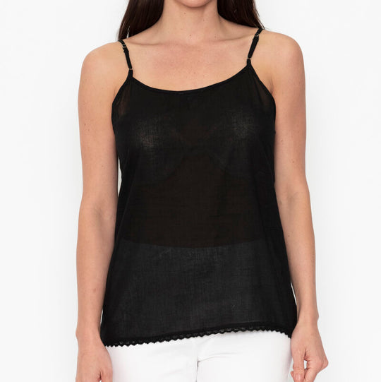 Cotton Cami - Black