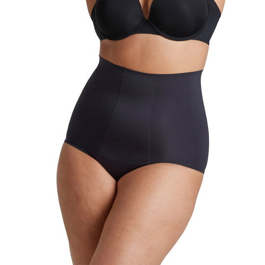 Hi Waisted Period Brief Shapewear - Black