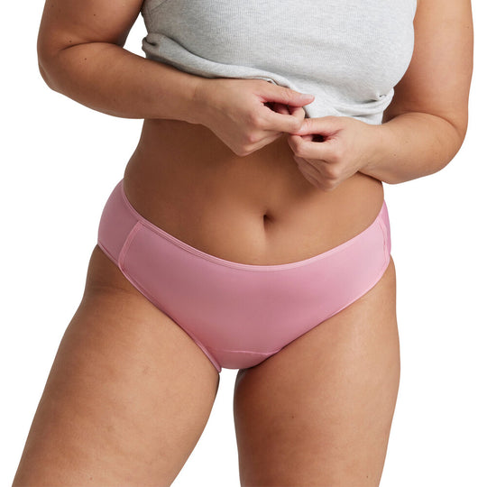 Love Luna Period Midi Brief - Blushing