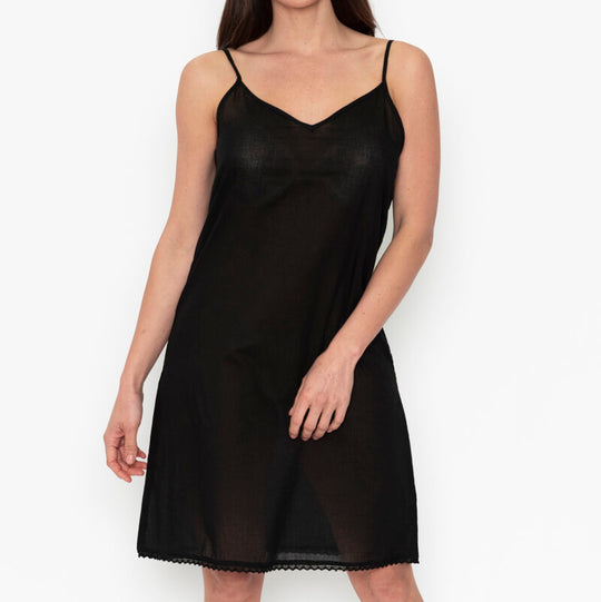 Cotton Slip - Black