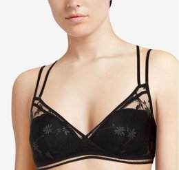 Maxime Wirefree Bra - Black/Grey