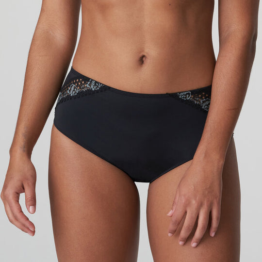 Rose Sauvage Full Brief - Black