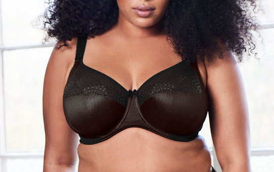 Sarah Uw Banded Bra - Black