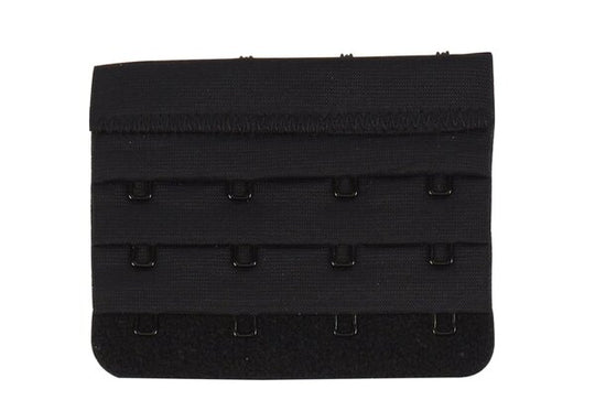 4 Hook Bra Extender - Black