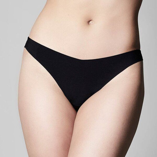 Precision And Lace G String - Black