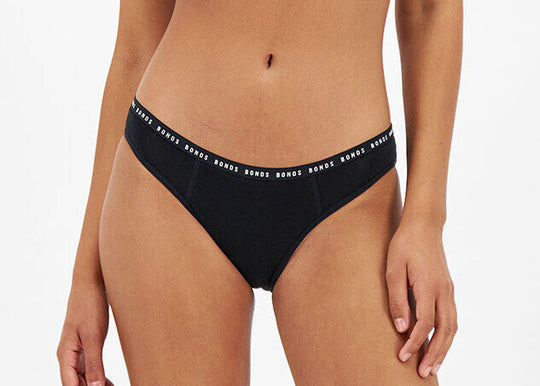 Bloody Comfy Undies Heavy Bikini - Black