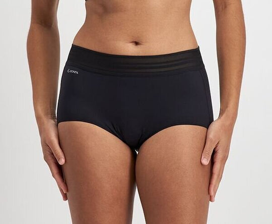 Jockey No Pant Line Sheer Full Brief - Black