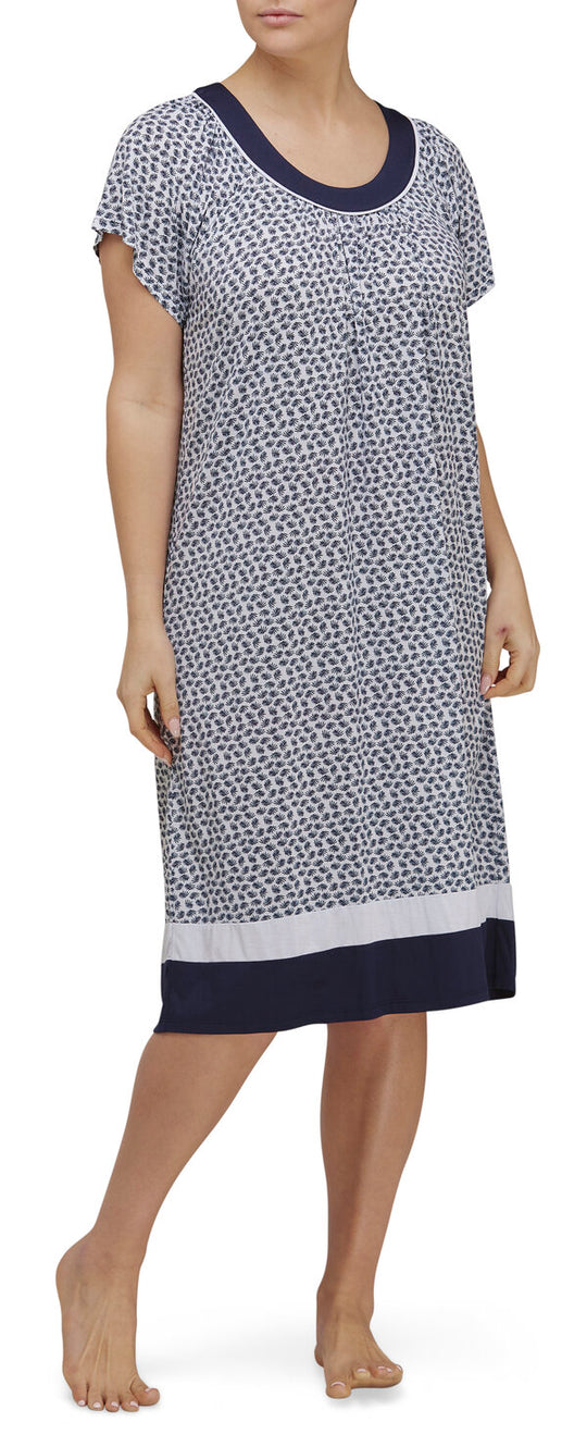 Palm Springs Nightie - Navy