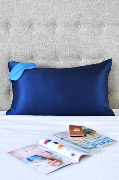 100% Mulberry Silk Pillowcases - Navy