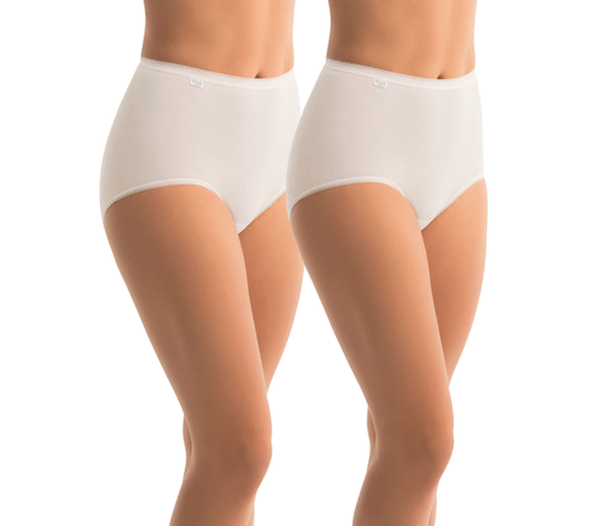 Sloggi Maxi Brief 2 Pack - White