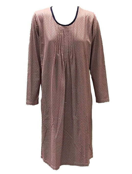 Geo Nights Circles Nightie - Navy